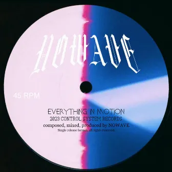 EVERYTHING IN MOTION by Nowave