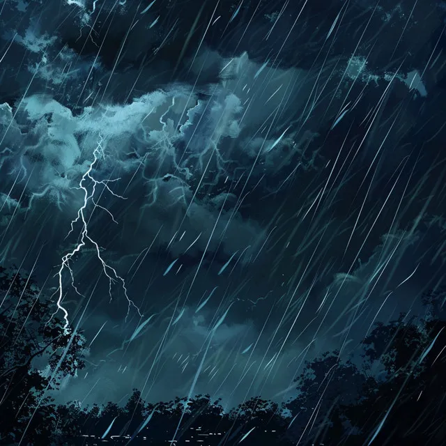 Serene Rain Meditation: Chill and Thunder Ambiance