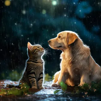 Rain Harmonies: Pets Soothing Echoes by AEX8