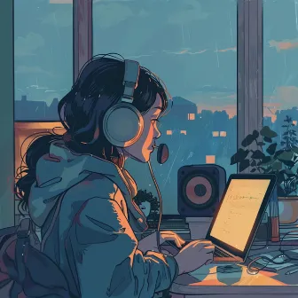 Lofi Focus Echoes: Study Session Melodies by Rain for Sleeping