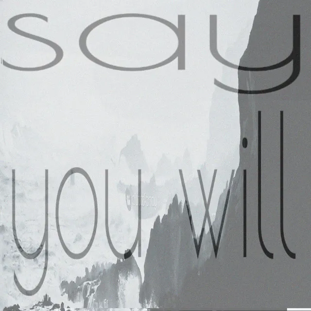 Say you will