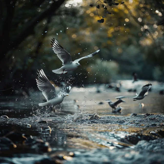 Gentle Creek and Birds for Dog Relaxation