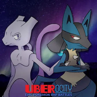 Mewtwo VS Lucario by UBERocity