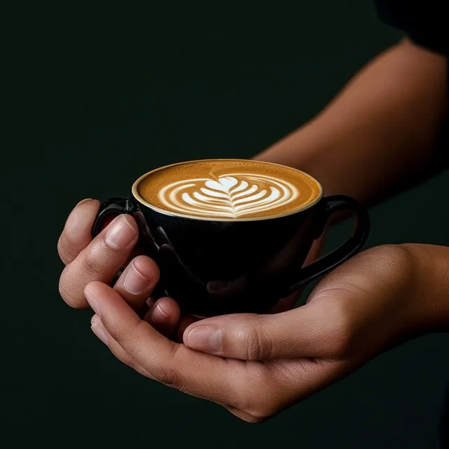 Vibración Suave De Acorde De Café En La Cafetería