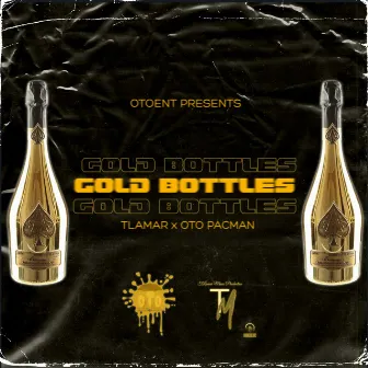 Gold Bottles by Unknown Artist