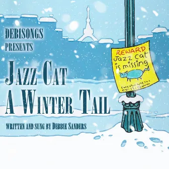 Jazz Cat A Winter Tail by Debbie Sanders