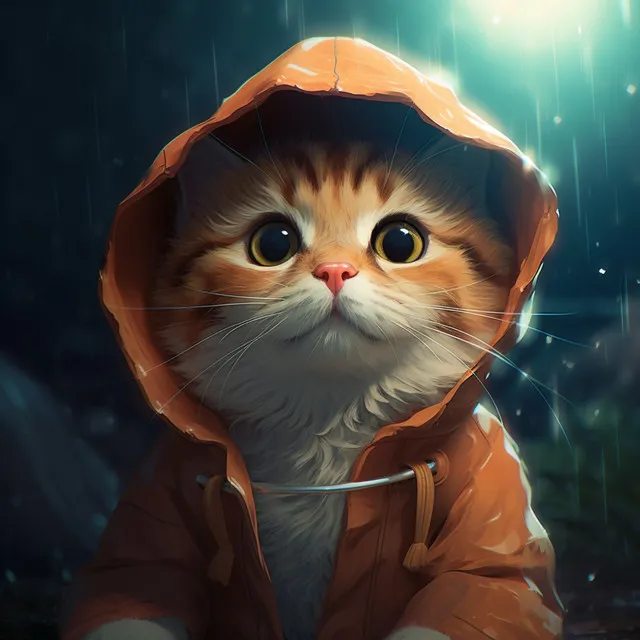 Armonía Binaural De Lluvia Para Gatos