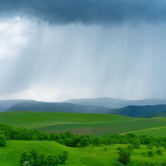 Calm Horizon Rain: Serenity in Gentle Showers by On Piano