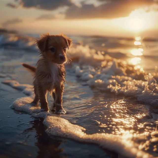 Olas Juguetonas Del Océano: Armonía Musical Para Perros