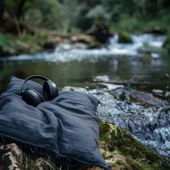 River Sleep Symphony: Night Waters by Nature Waterfalls