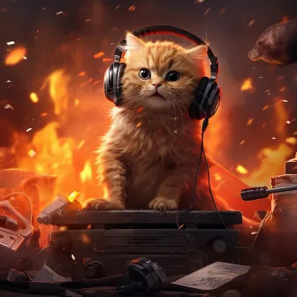 Music for Fire: Cat Cozy Blaze Ballad by Cat Sleeping Music Project