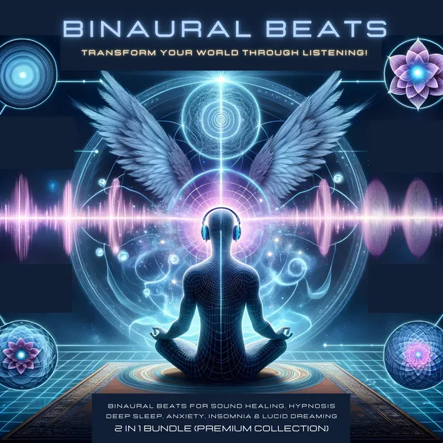 Binaural Beats - Binaural Music for Sound Healing.2 & Binaural Beats - Binaural Music for Meditation and Focus.1 - Binaural Beats - Sound Healing 3 in 1 Bundle - Transform Your World Through Listening