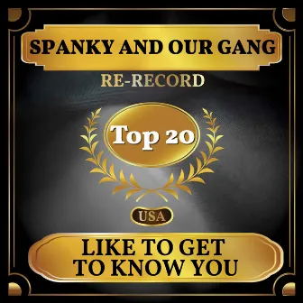 Like to Get to Know You (Billboard Hot 100 - No 17) by Spanky & Our Gang