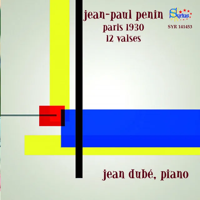 Jean-Paul Penin: Paris 1930, 12 valses pour piano