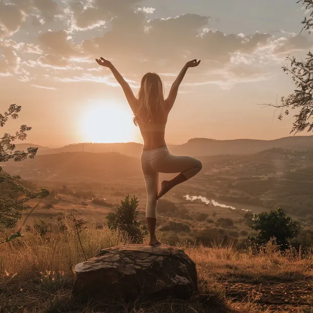 Sesión De Yoga Calmante Junto Al Río