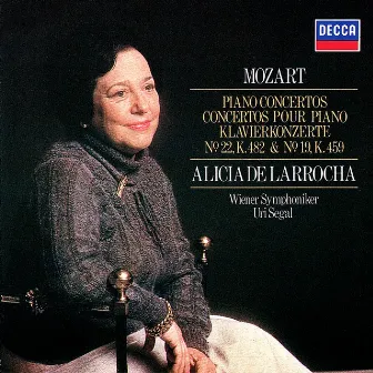 Mozart: Piano Concertos Nos. 19 & 22 by Alicia de Larrocha