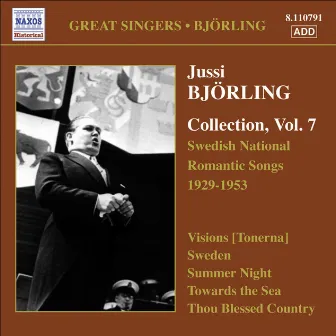 Bjorling, Jussi: Bjorling Collection, Vol. 7: Swedish National Romantic Songs (1929-1953) by Sune Waldimir