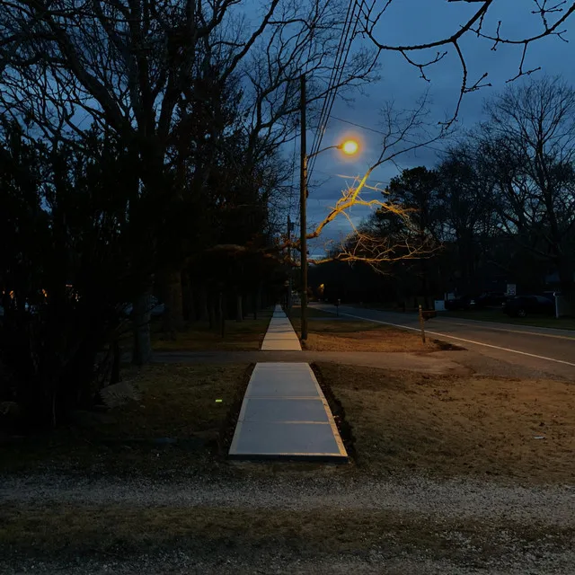 Empty Street at Night