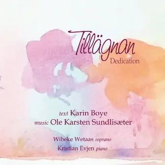 Tillägnan (Dedication) by Karin Boye