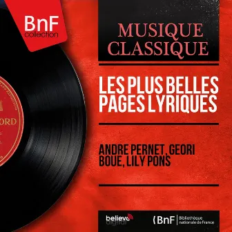 Les plus belles pages lyriques (Mono Version) by Geori Boue