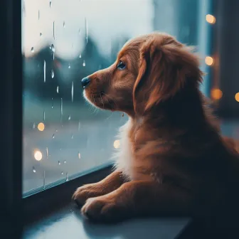 Vibraciones Postitivas Para Perros Bajo La Lluvia: Música Para Alivio Del Estrés by Sueño de cachorro