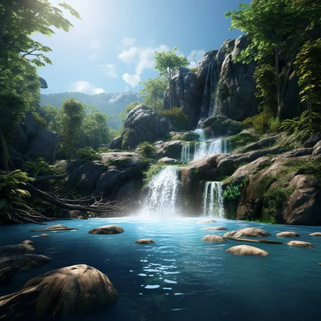 Waterfall's Tranquil Melody