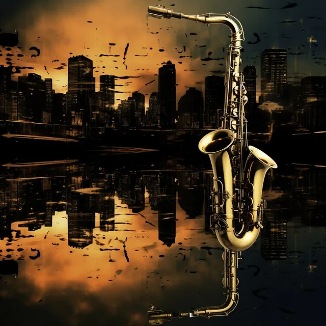 Jazz Music: Skyline Silhouettes