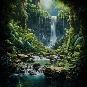 Nature's Rhapsody by the Cascading Waterfall by Waterfall Meditations