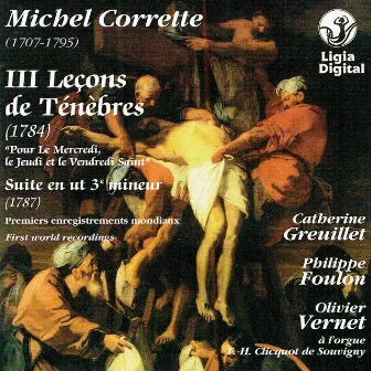 Corrette: Trois Leçons de Ténèbres pour le Mercredi, le Jeudi et le Vendredi saint by Philippe Foulon