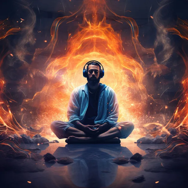 Zen Fire: Meditation Calming Echoes