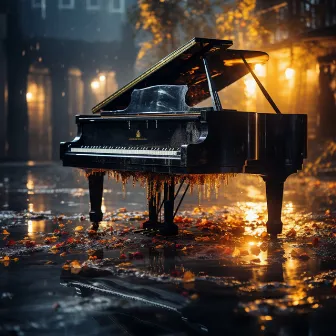 Relajación Revelada: Lluvia Y Felicidad En Armonía Con El Piano by Fondo de jazz de piano con clase