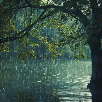 Música De Lluvia Melódica De Sueño: Ecos Descansados by Lluvia tranquila para dormir