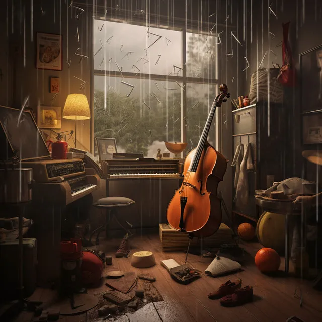 Rain Echoes: Shower Melodic Beats