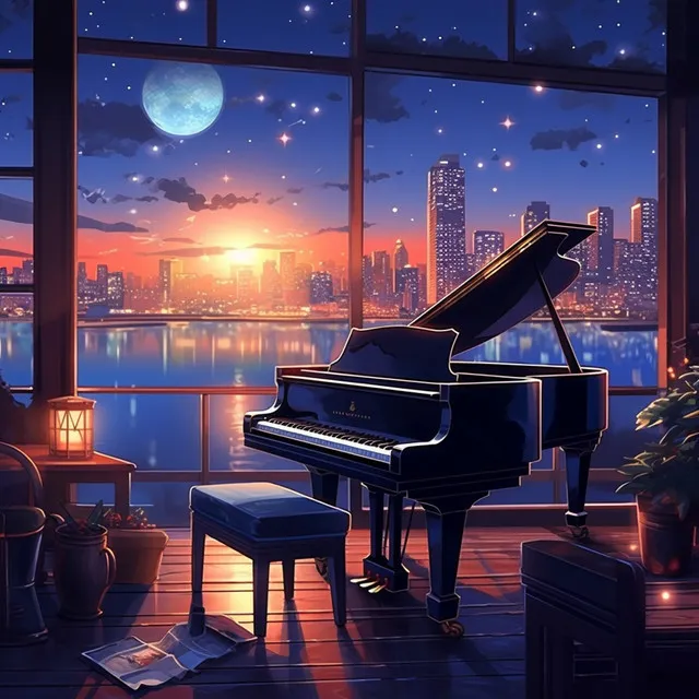 Melodic Night Piano Echoes