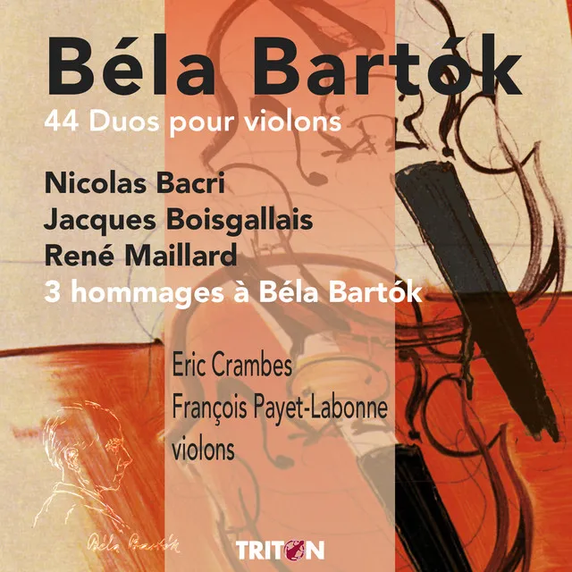 Jeu de modes pour deux violons In memoriam Béla Bartok