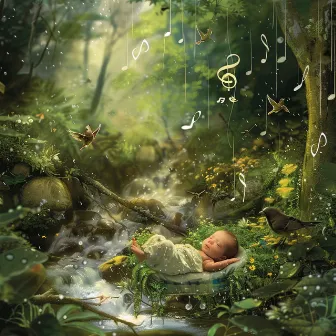 Nature’s Cradle for Baby Sleep: Binaural Birds and Creek Songs - 80 88 Hz by Flannigan Hymes