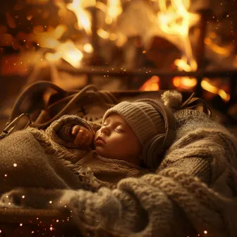 Binaural Lullaby: Baby Sleep Flames by Technical Sleep