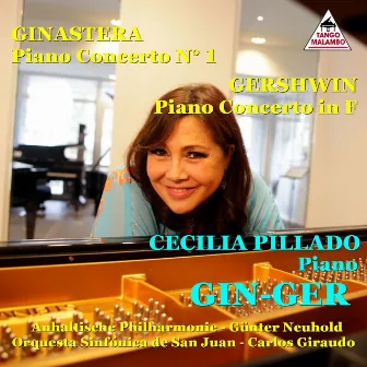 GIN-GER: Ginastera: Piano Concerto N°1 - Gershwin: Concerto in F (Live) by Orquesta Sinfónica de San Juan