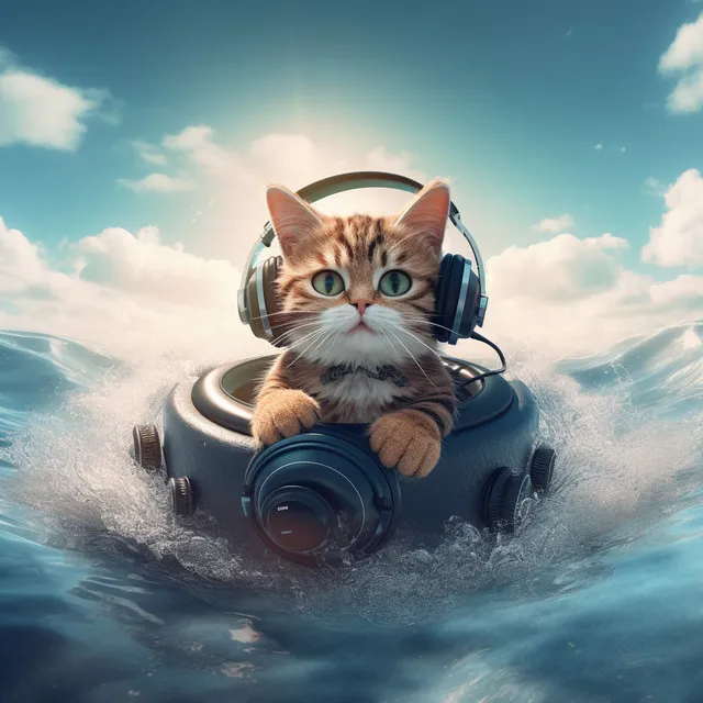 Cats Ocean Binaural Waves