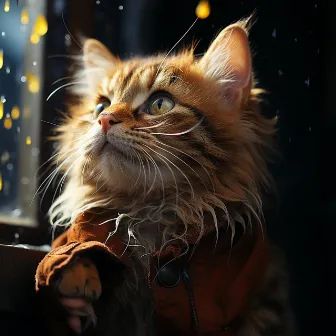 Tranquilidad Felina De La Lluvia: Sonidos Serenos Para Gatos by Felicidad de la música ambiental