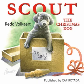 Scout the Christmas Dog by Redd Volkaert