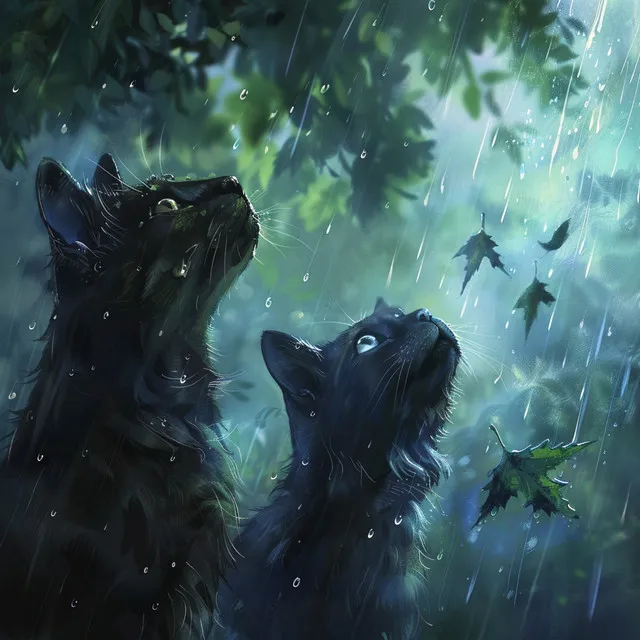 Gentle Binaural Rain Melodies for Pets' Sleep