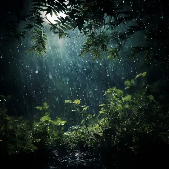 Rain's Embrace in Nature: Serene Downpour Melodies by Let It Rain