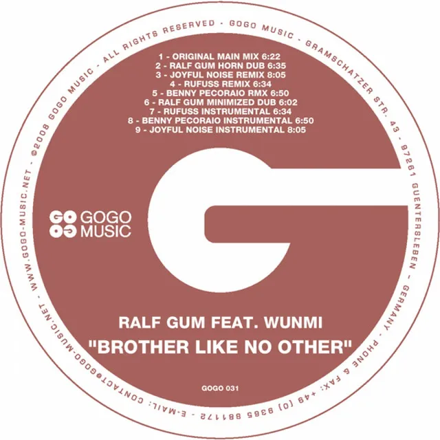 Brother Like No Other - Rufuss Remix