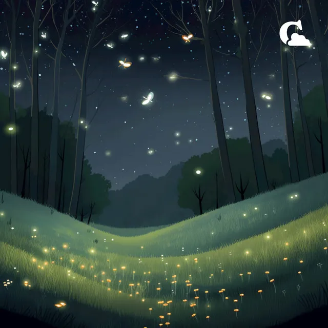 fireflies at night