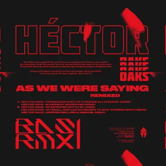 As We Were Saying Remixed by Héctor Oaks