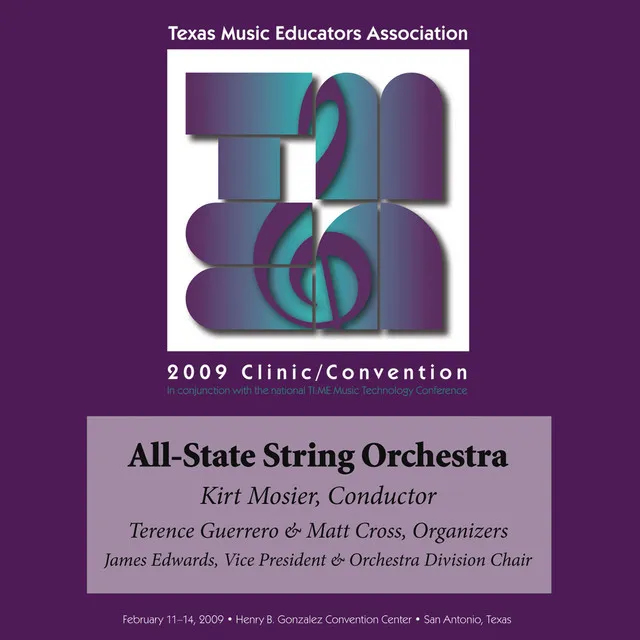 2009 Texas Music Educators Association (TMEA): All-State String Orchestra