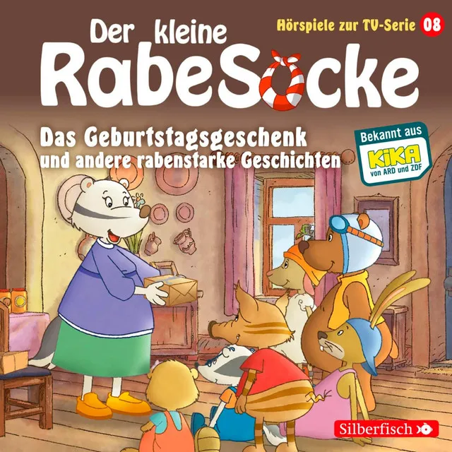 Das Geburtstagsgeschenk - Kapitel 02 - Das Geburtstagsgeschenk, Das Superfernrohr, Der Erfinderwettbewerb (Der kleine Rabe Socke - Hörspiele zur TV Serie 8)