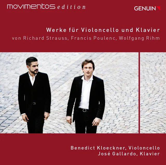 Strauss, Poulenc, & Rihm: Werke für Violoncello und Klavier