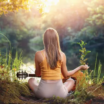 Meditation Breezes: Soft Guitar with Natural Airs by 528Hz Meditation Bowls